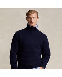 Ralph Lauren - Wool-cashmere Turtleneck Sweater - Lyst