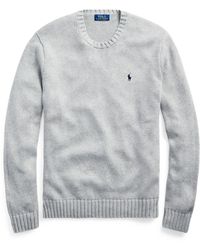 polo cotton crewneck sweater