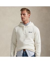 Polo Ralph Lauren - Fleece Hoodie Met Polo Bear - Lyst