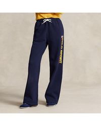 Polo Ralph Lauren - Fleece-Sporthose mit weitem Bein - Lyst