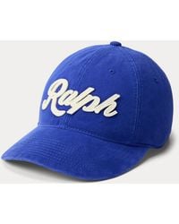 Ralph Lauren - The Ralph Lauren Logo Twill Ball Cap - Lyst