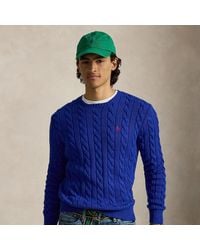 Polo Ralph Lauren - Cable-Knit Cotton Sweater - Lyst