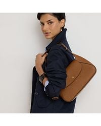 Ralph Lauren - Crosshatch Medium Schylar Shoulder Bag - Lyst