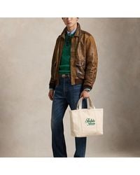 Polo Ralph Lauren - Ralph Lauren's Coffee Canvas Tote - Lyst