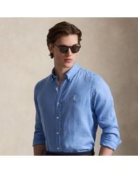 Polo Ralph Lauren - Custom Fit Linen Shirt - Lyst