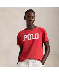 Polo Ralph Lauren - Logo Cotton Jersey Crewneck Tee - Lyst