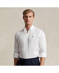 Polo Ralph Lauren - Custom Fit Linen Shirt - Lyst