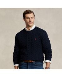 Ralph Lauren - Ralph Lauren Cable-Knit Cotton Sweater - Lyst