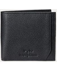 Polo Ralph Lauren - Pebbled Leather Billfold Coin Wallet - Lyst