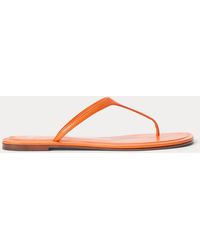 Polo Ralph Lauren - Polo Play Leather Thong Sandal - Lyst