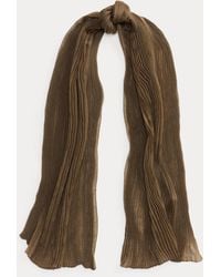 Ralph Lauren - Pleated Cashmere Pashmina Scarf - Lyst