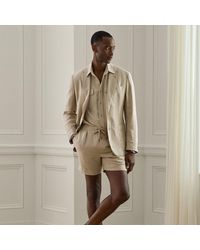 Ralph Lauren - Ralph Lauren Silk-Linen Short - Lyst