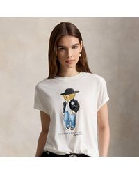 Polo Ralph Lauren - Holiday Polo Bear Cotton Jersey Tee - Lyst