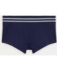 Ralph Lauren - Cricket Cable-Knit High-Rise Girl Short - Lyst