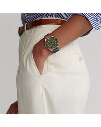 Ralph Lauren - Polo Watch Green Dial - Lyst