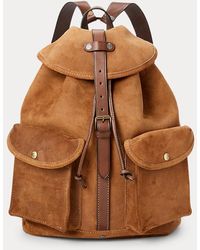 RRL - Roughout Suede Rucksack - Lyst