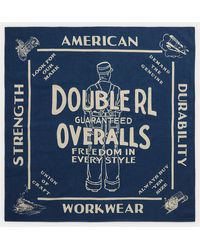 RRL - Bandana De Algodón Índigo Con Gráfico - Lyst