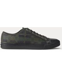 RRL - Sneaker Aus Wachstuch Mit Karomuster - Lyst