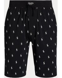 Polo Ralph Lauren - Pantalón corto de pijama de punto - Lyst