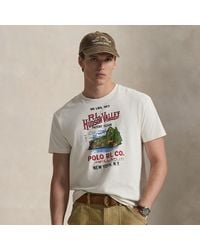 Polo Ralph Lauren - Classic Fit Jersey Graphic T-Shirt - Lyst