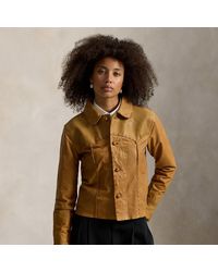Ralph Lauren - Western Leather Shirt Jacket - Lyst