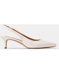 Ralph Lauren - Lolah Ii Nappa Leather Slingback Pump - Lyst