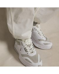 Polo Ralph Lauren - Boerum Leather-Panelled Knitted Trainer - Lyst