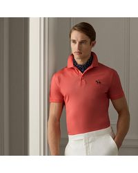 Ralph Lauren - Custom Slim Fit Piqué Polo Shirt - Lyst