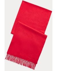 Ralph Lauren - Fringed Cashmere Scarf - Lyst