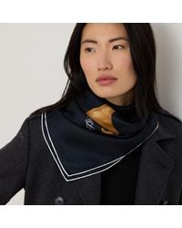 Ralph Lauren - Dog Silk Square Scarf - Lyst