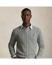 Polo Ralph Lauren - Cotton Cable-Knit Sweater - Lyst