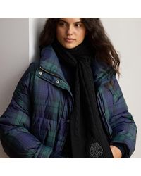 Ralph Lauren - Sciarpa a trecce con stemma ricamato - Lyst