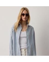 Ralph Lauren - Capri Relaxed Fit Striped Linen Shirt - Lyst