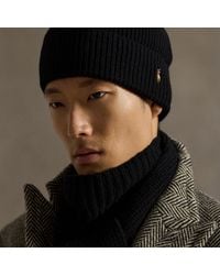 Polo Ralph Lauren - Signature Pony Wool-Blend Beanie - Lyst