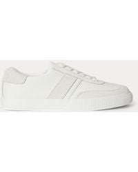 Ralph Lauren - Braylee Leather & Suede Sneaker - Lyst