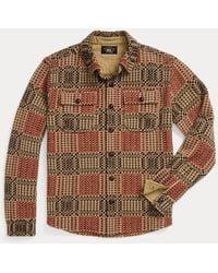RRL - Überhemd-Pullover Aus Woll-Jacquard - Lyst