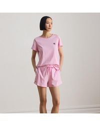 Ralph Lauren - Striped Cotton-Blend Jersey Boxer Pj Set - Lyst