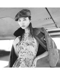 RRL - Shearling-Collar Leather Flight Jacket - Lyst