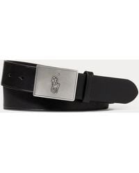 Polo Ralph Lauren - Polo Plaque Buckle Belt - Lyst