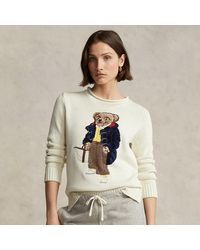 Polo Ralph Lauren - Baumwollpullover mit Polo Bear - Lyst