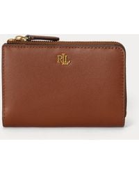 Ralph Lauren - Small Leather Bi-Fold Wallet - Lyst