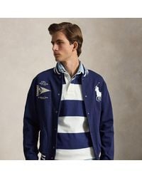 Ralph Lauren - Big Pony Fleece Baseball Jacket - Lyst