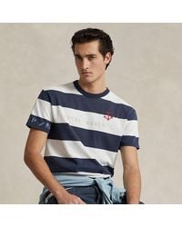 Polo Ralph Lauren - Camiseta de punto Classic Fit con rayas - Lyst