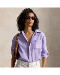 Polo Ralph Lauren - Wimbledon Oversize Fit Linen Shirt - Lyst
