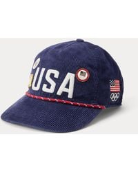 Polo Ralph Lauren - Team Usa Corduroy Cap - Lyst