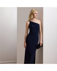 Ralph Lauren - Jersey One - Shoulder Gown - Lyst
