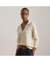 Ralph Lauren - Cotton-Modal Polo Jumper - Lyst