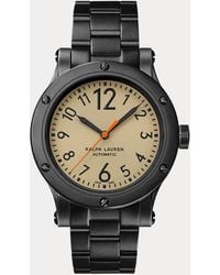 Ralph Lauren - 42 Mm Aged Steel Watch - Lyst