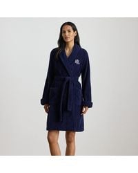 Ralph Lauren - Cotton Terry Shawl-Collar Robe - Lyst