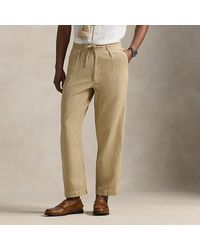 Polo Ralph Lauren - Pleated Prepster Linen-Blend Pants - Lyst